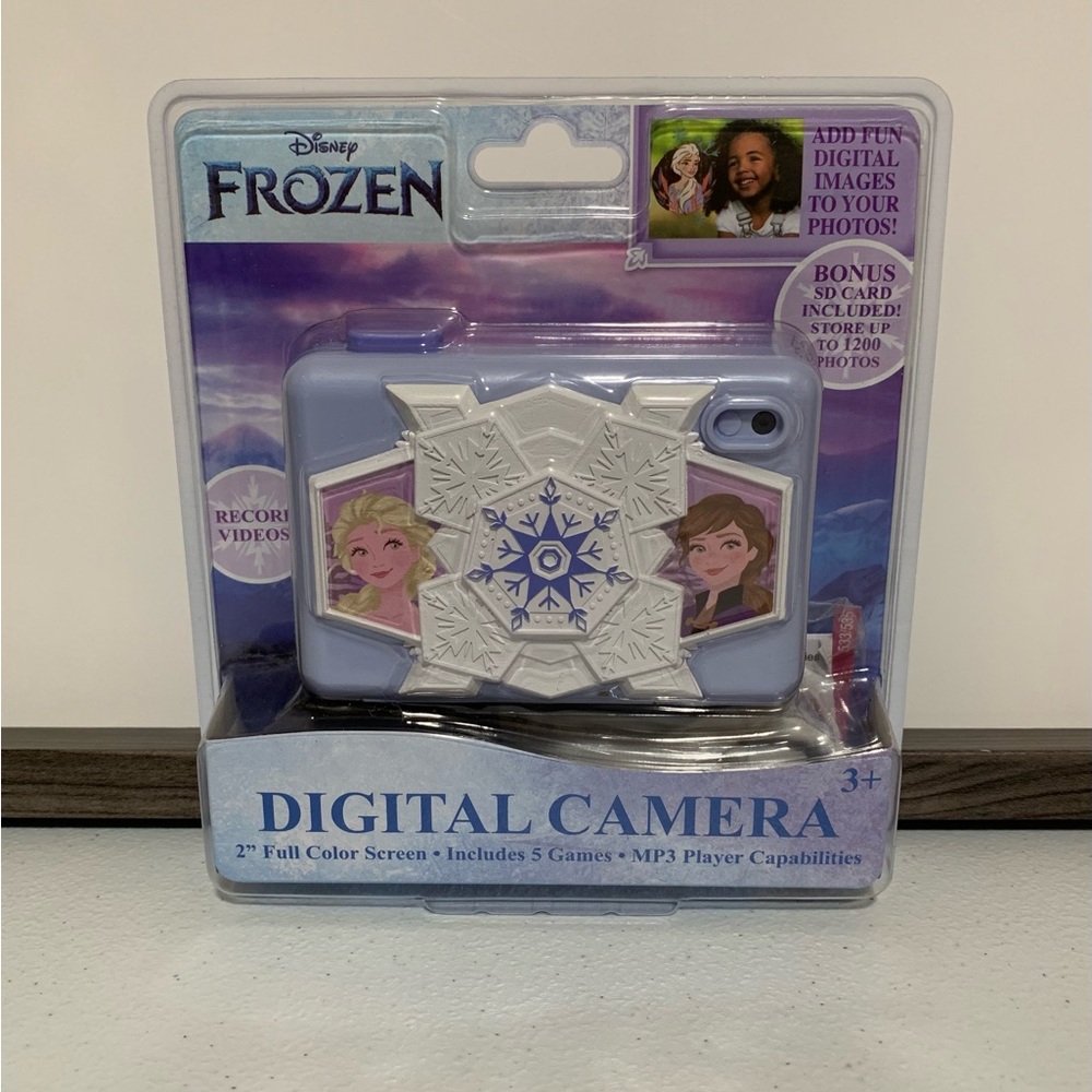 Disney Frozen Digital Camera with SD Card-New